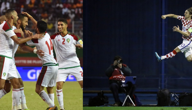 Achraf Modric Marruecos Croacia