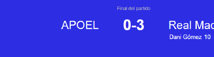 APOEL 0 Real Madrid Juvenil A 3
