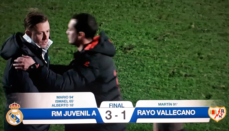 Real Madrid Juvenil A 3 Rayo Vallecano 1