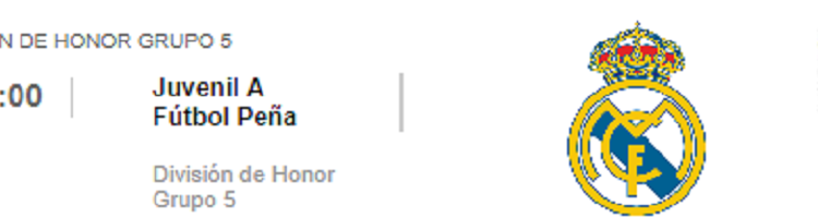 Real Madrid Juvenil A Fútbol Peña
