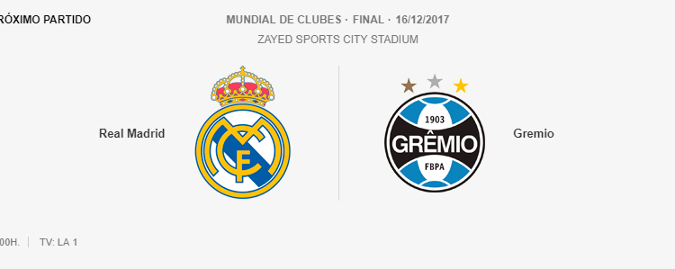 Real Madrid Gremio