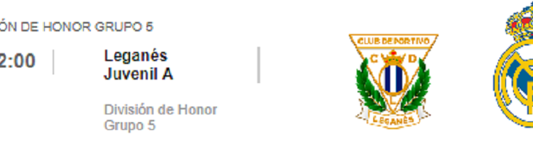Leganés Real Madrid Juvenil A