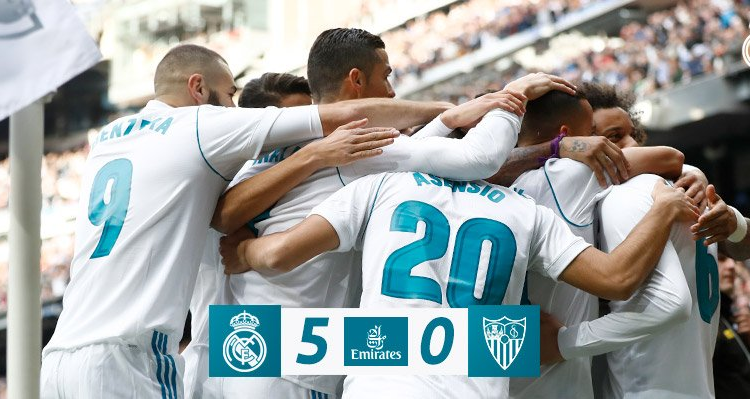 Real Madrid 5 Sevilla 0