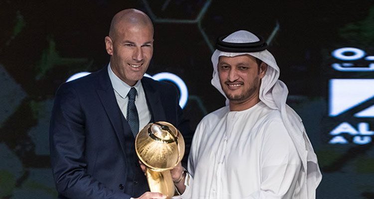 Zidane Real Madrid Globe Soccer 2017