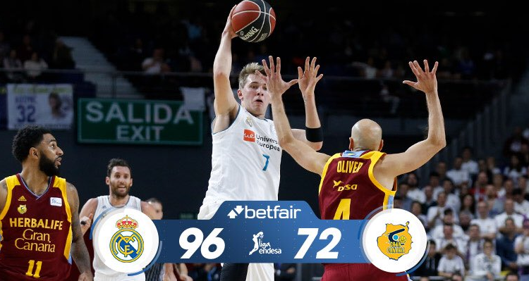 Real Madrid 96 Gran Canaria 72