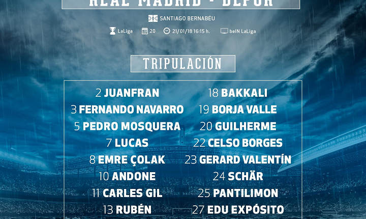 Real Madrid Deportivo 2018