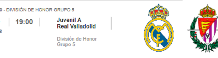Real Madrid Juvenil A Valladolid