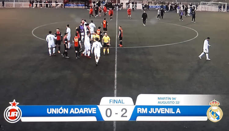 Unión Adarve 0 Real Madrid Juvenil A 2