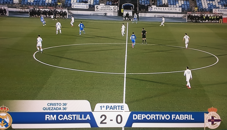 Real Madrid Castilla 2 Fabril 0