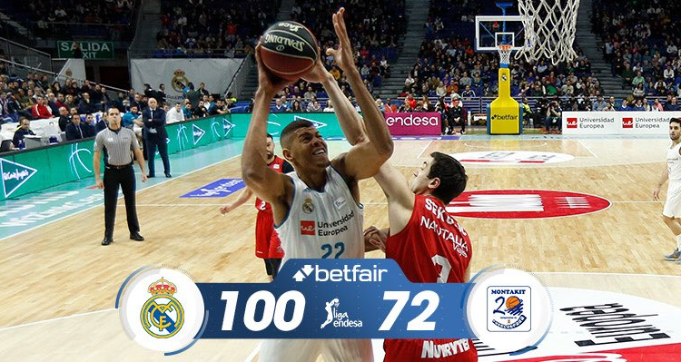 Real Madrid 100 Fuenlabrada 72
