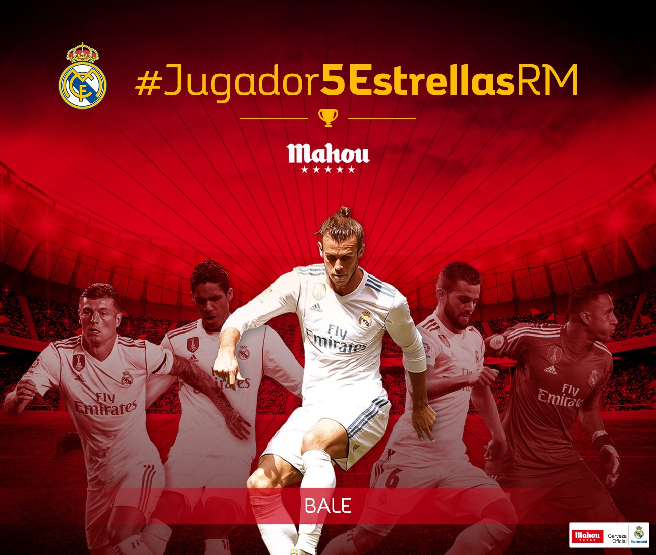 Bale 5 Estrellas Real Madrid