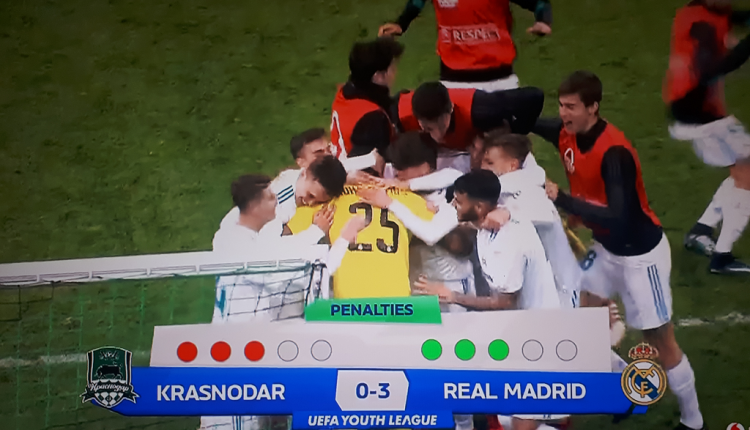 Krasnodar 0 Real Madrid Juvenil A 0 3