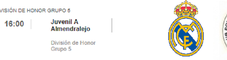Real Madrid Juvenil A Almendralejo