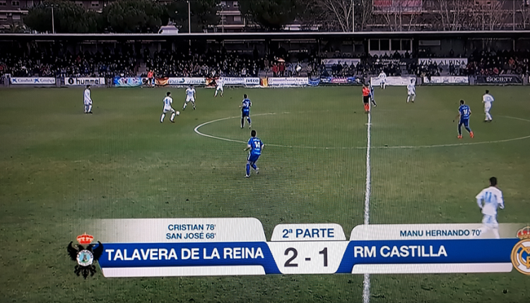 Talavera 2 Real Madrid Castilla 1