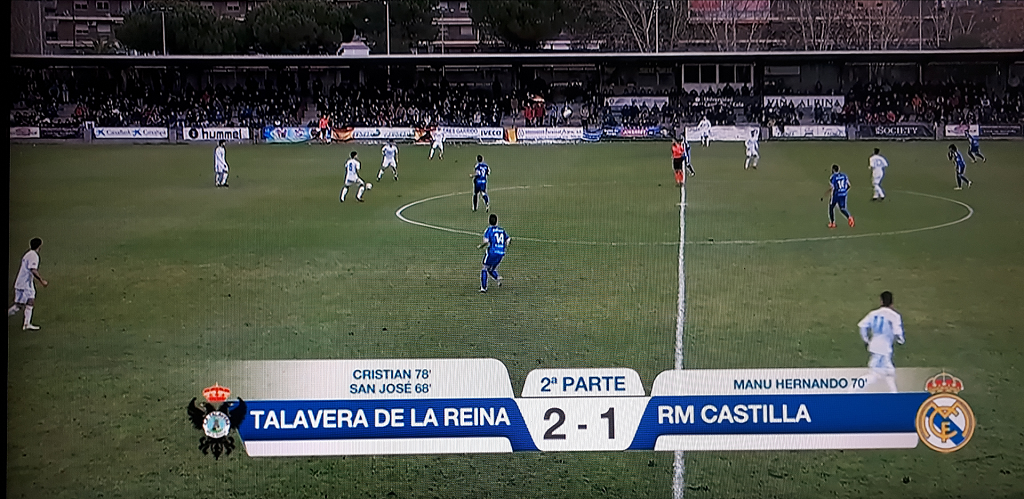 Talavera 2 Real Madrid Castilla 1