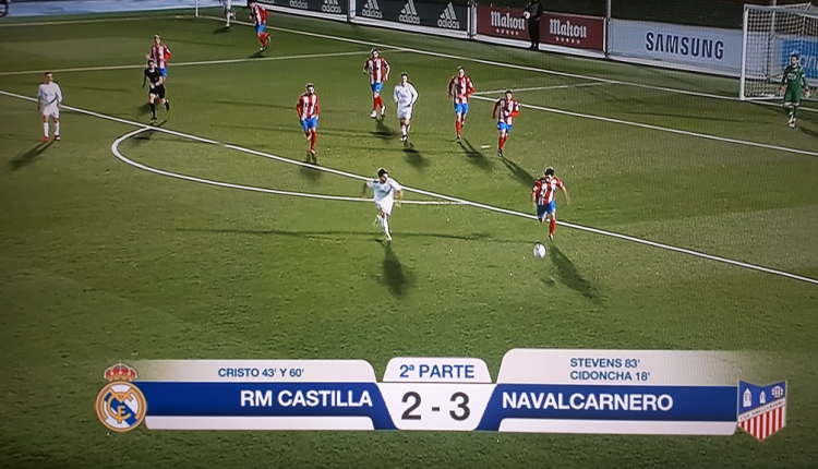 Real Madrid Castilla 2 Navalcarnero 3