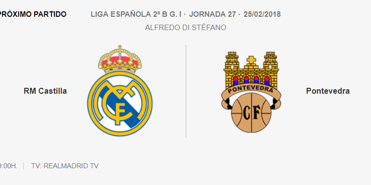 Real Madrid Castilla Pontevedra