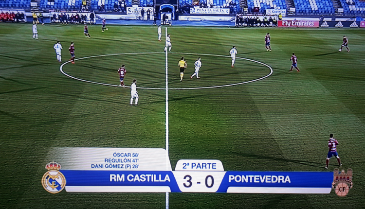 Real Madrid Castilla 3 Pontevedra 0