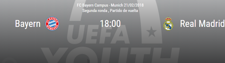 Bayern Real Madrid Juvenil A