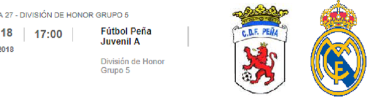 Fútbol Peña Real Madrid Juvenil A