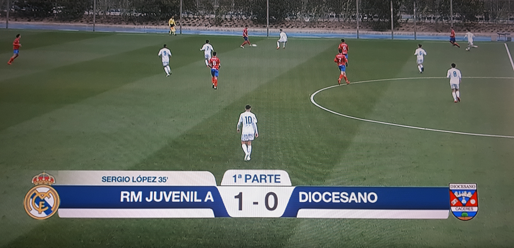 Real Madrid Juvenil A 1 Diocesano 0
