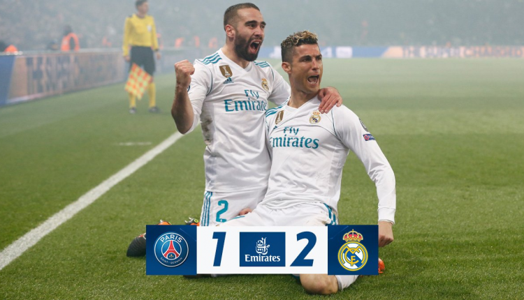 PSG 1 Real Madrid 2 2018