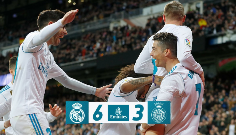 Real Madrid 6 Girona 3 2018