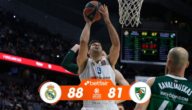 Real Madrid 88 Zalgiris 81 2018