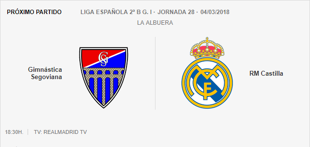 Segoviana Real Madrid Castilla 2018