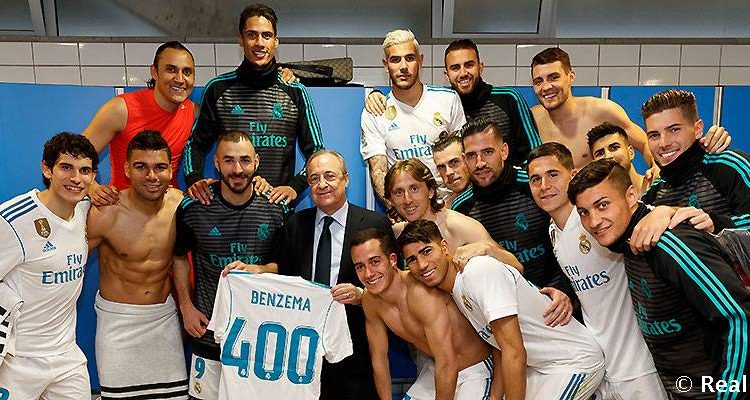 Benzema 400 partidos Real Madrid