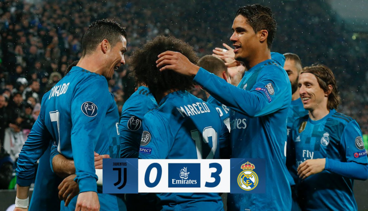 Juventus 0 Real Madrid 3
