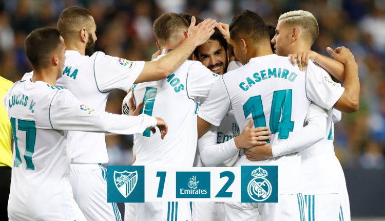 Málaga 1 Real Madrid 2 2018