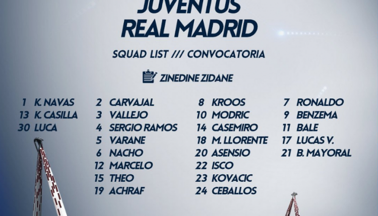 Juventus Real Madrid 2018