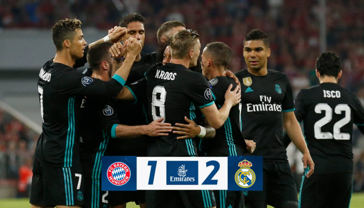 Bayern de Múnich 1 Real Madrid 2 2018