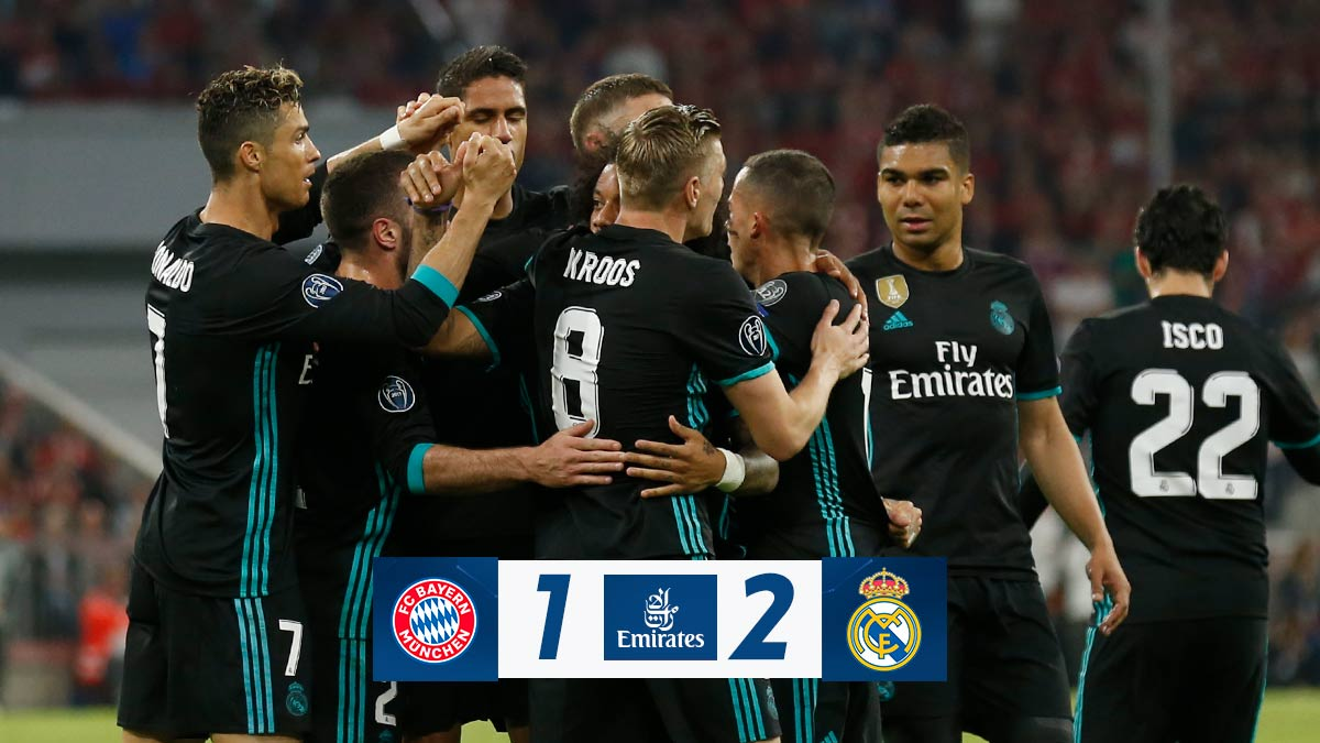Bayern de Múnich 1 Real Madrid 2 2018