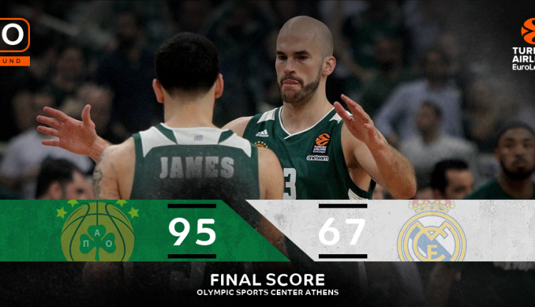 Panathinaikos 95 Real Madrid 67 2018