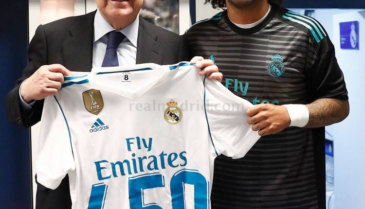Marcelo 450 partidos Florentino