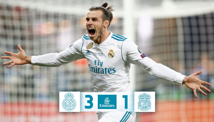 Real Madrid 3 Liverpool 1 Final 2018