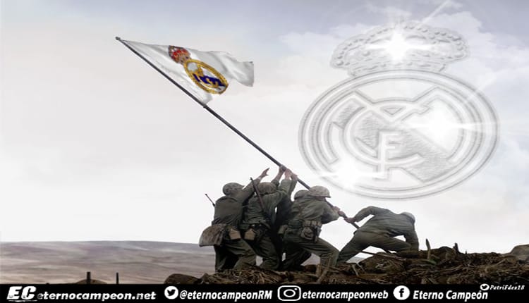 Real Madrid diseño ejército bandera
