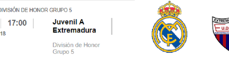 Real Madrid Juvenil A Extremadura DH J10 2018