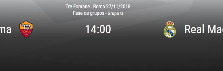 Roma Real Madrid Juvenil A UYL J5 2018