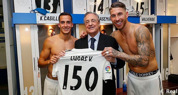 Real Madrid Lucas Vázquez 150