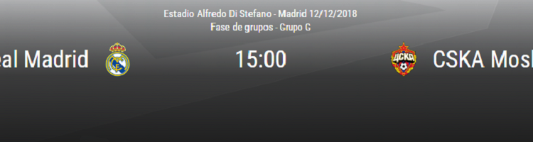Real Madrid Juvenil A CSKA Moscú Youth League J6 2018