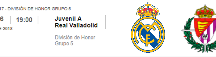 Real Madrid Juvenil A Valladolid DH G5 J17 2018