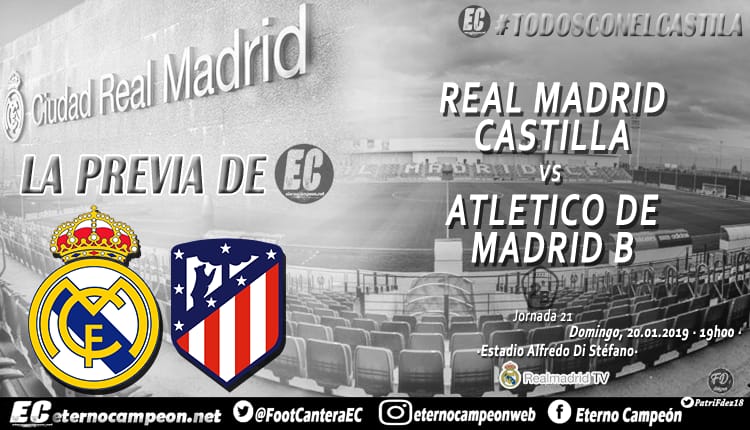Real Madrid Castilla Atlético B Segunda B J21 2019
