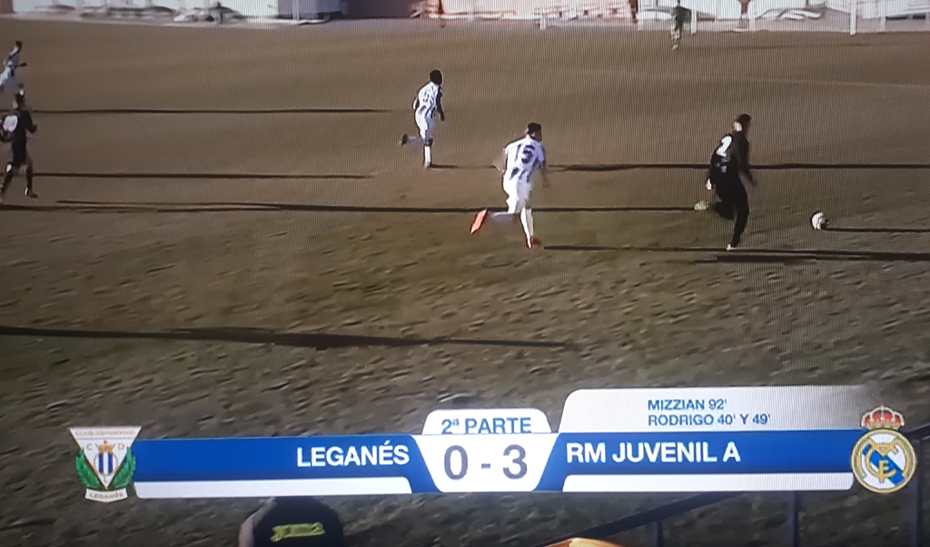 Leganés 0 Real Madrid Juvenil A 3 DH G5 J20 2019