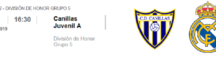 Canillas Real Madrid Juvenil A DH G5 J22 2019