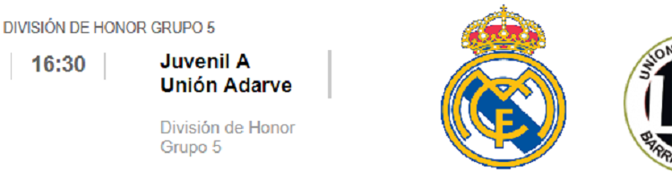 Real Madrid Juvenil A Unión Adarve J19 DH G5 2019