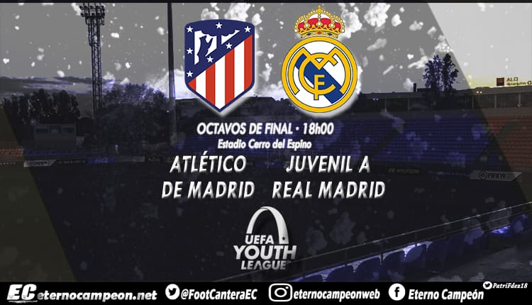 Atlético Real Madrid Juvenil A Youth League Octavos 2019