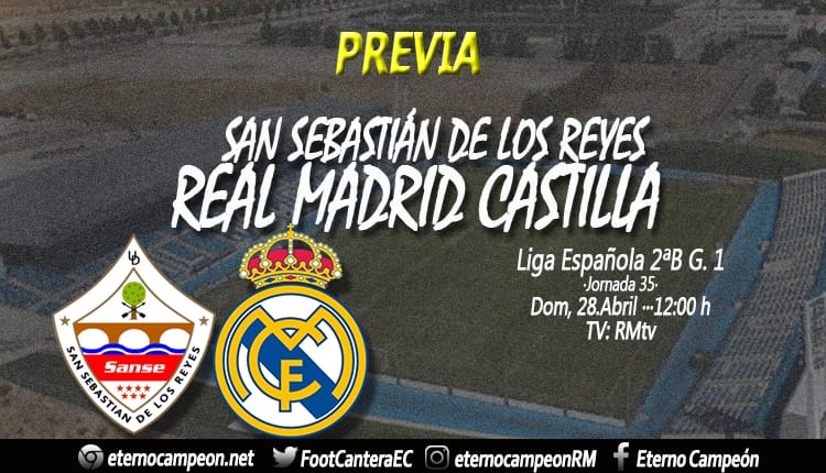 Sanse Real Madrid Castilla 2ºB J35 2019